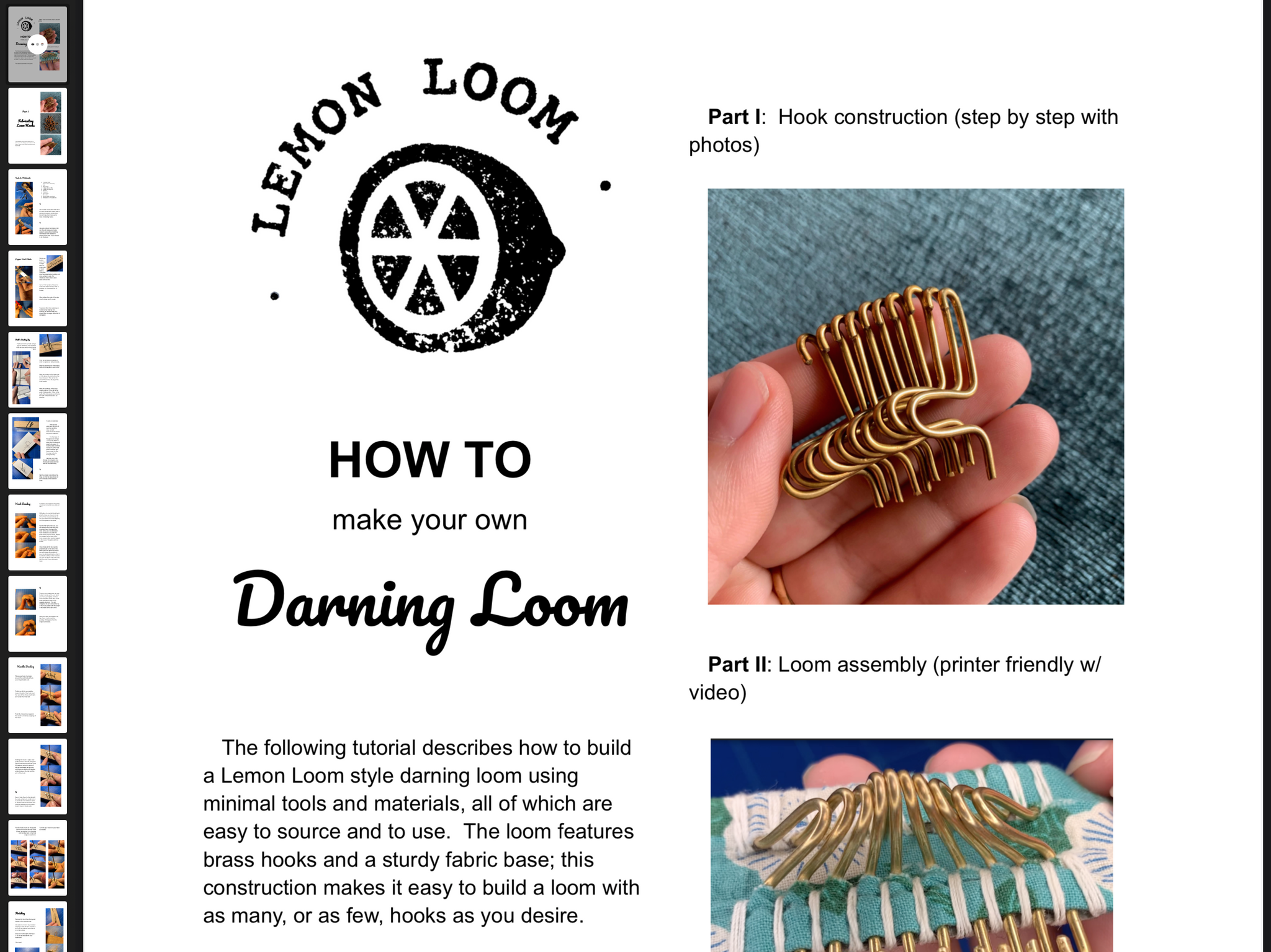 First time using a darning loom… so easy and such fun! : r